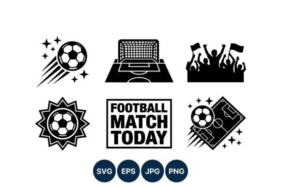 A Graphic Design Review of Football Match Today Soccer Ball Vector