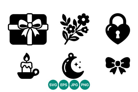 A Graphic Designer's Review of Black and White Heart Lock Bow Gift