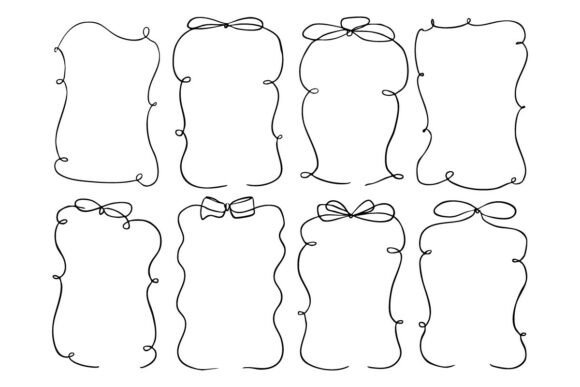 A Review of Hand Drawn Ribbon Frame Graphics