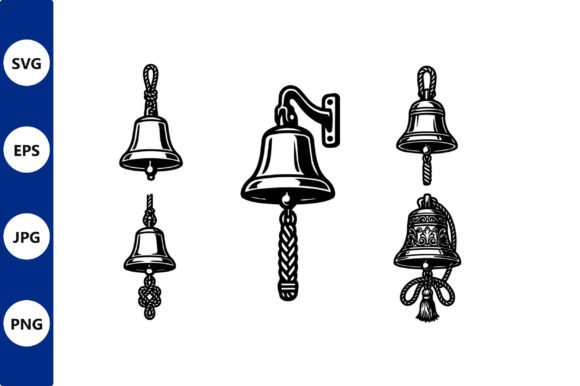Bells Line Art Collection: Graphics & Illustrations for Crafters