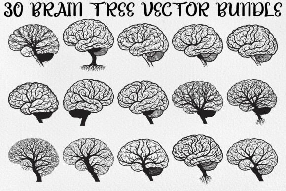 Brain Tree Knowledge Design Bundle: Graphics & Illustrations
