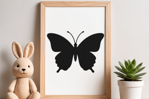 Butterfly SVG Silhouette: Elegant Graphics & Illustrations