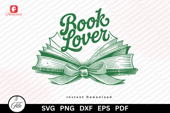 Coquette Reading Book Lover SVG