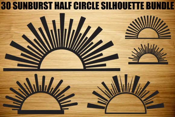 Evaluating Sunburst Half Circle Graphics for Client Projects