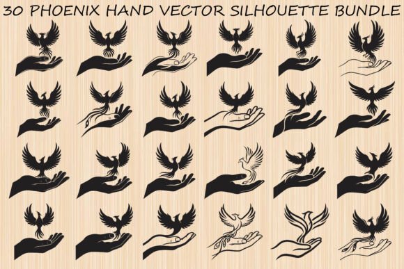 Phoenix Hand Bundle: Graphics & Illustrations for Bold Branding